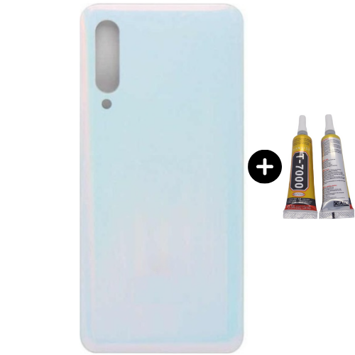Xiaomi Mi 9 Uyumlu Arka Pil Kapağı Beyaz + B7000