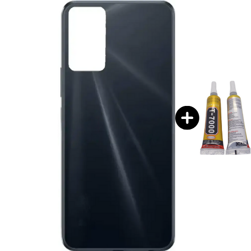 İnfinix Hot 12 Uyumlu Full Kasa Arka Kapak Siyah + B7000