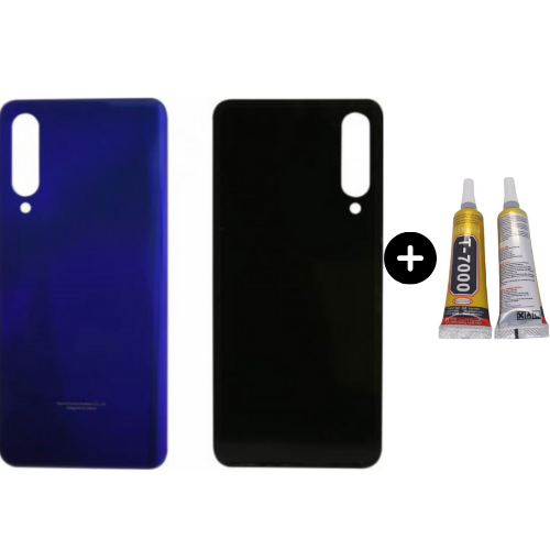 Xiaomi Mi 9 Lite Uyumlu Arka Pil Kapağı Mavi + B7000