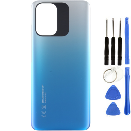 Xiaomi Poco Pocophone M5S Uyumlu Arka Pil Kapağı Yeşil + Tamir Seti