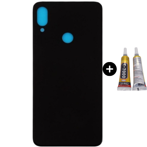 Redmi Note 7 Uyumlu Arka Pil Kapağı Siyah + B7000