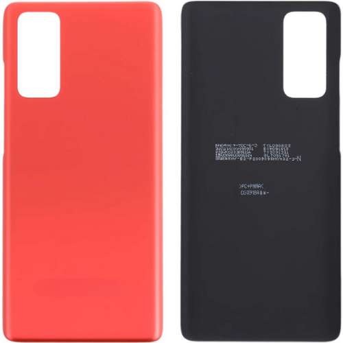 Samsung S20 FE SM-G780F Uyumlu Arka Pil Kapağı Kırmızı