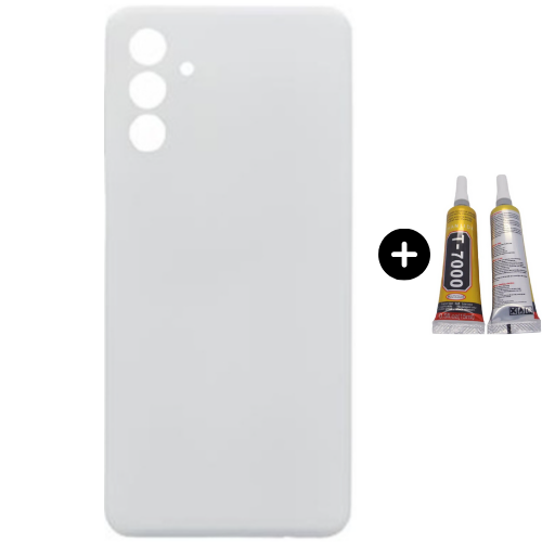 Samsung A04S SM-A047 Uyumlu Arka Pil Kapağı Beyaz + B7000