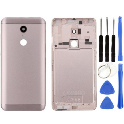 Redmi 5 Uyumlu Full Kasa Arka Pil Kapağı Gold + Tamir Seti