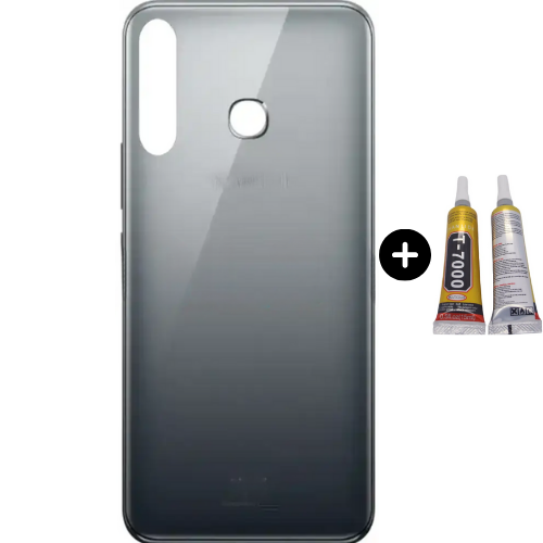 İnfinix Hot 8 Uyumlu Full Kasa Arka Kapak Beyaz + B7000