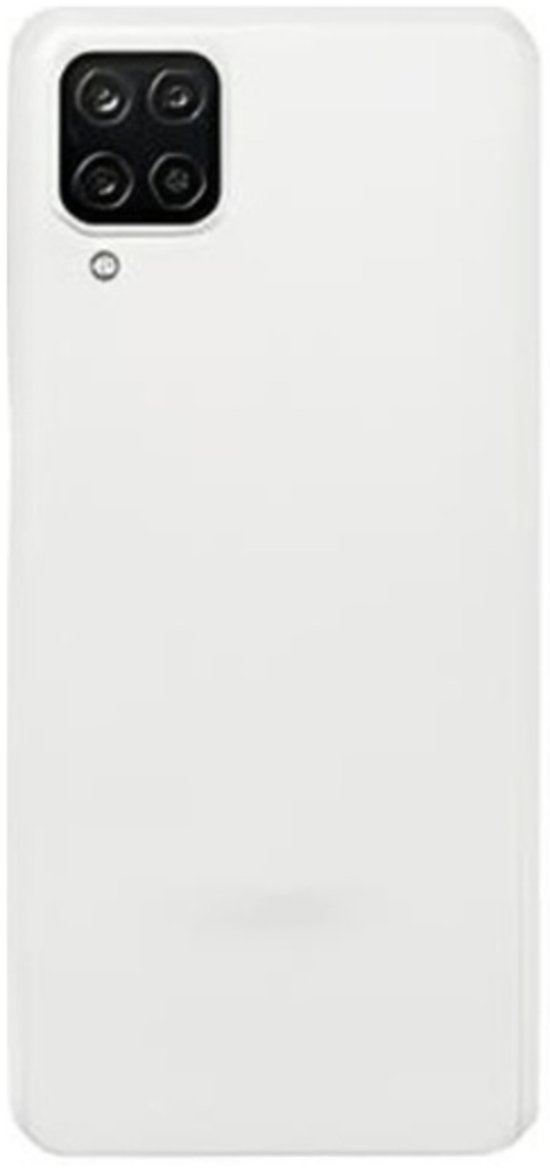 Samsung A12 SM-A215F Uyumlu Arka Pil Kapağı Beyaz