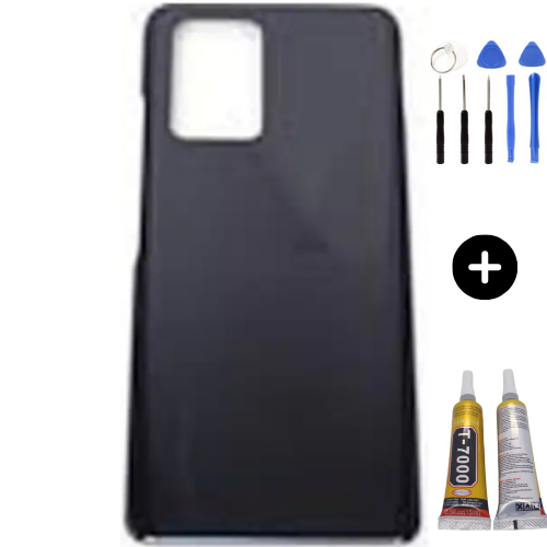 İnfinix Hot 9 Pro Uyumlu Arka Kapak Siyah + Montaj Seti