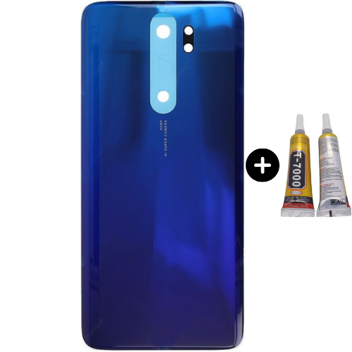 Redmi Note 8 Pro Uyumlu  Arka Pil Kapağı Mavi + B7000