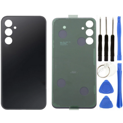 Samsung A34 Uyumlu Arka Pil Kapağı Siyah + Tamir Seti
