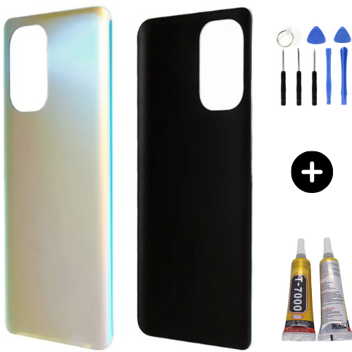 Redmi K40 Pro Uyumlu Arka Pil Kapağı Gold + Montaj Seti