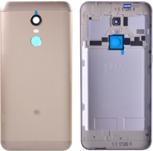 Redmi 5 Plus Uyumlu Full Kasa Arka Pil Kapağı Gold