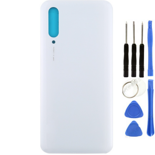 Xiaomi Mi 9 Lite Uyumlu Arka Pil Kapağı Beyaz + Tamir Seti