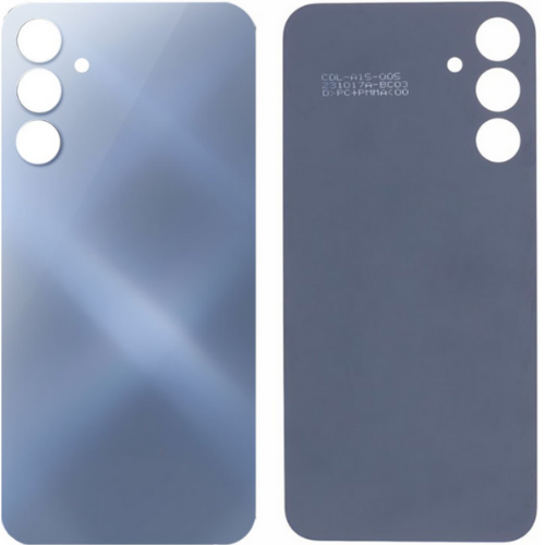 Samsung A15 SM-A155F Uyumlu Arka Pil Kapağı Mavi