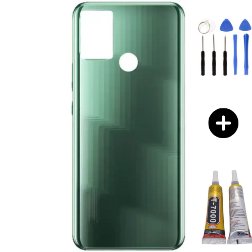 İnfinix Hot 11 Play Uyumlu Full Kasa Arka Kapak Yeşil + Montaj Seti