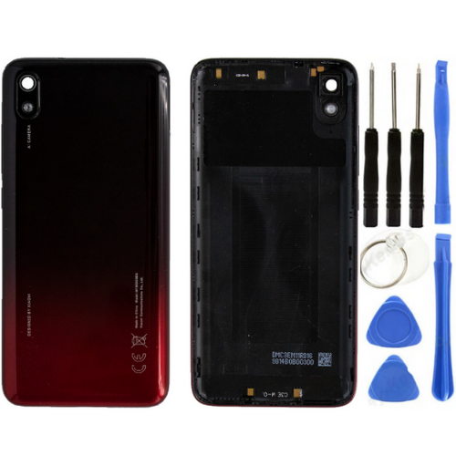 Redmi 7A Uyumlu Full Kasa Arka Pil Kapağı Mor + Tamir Seti