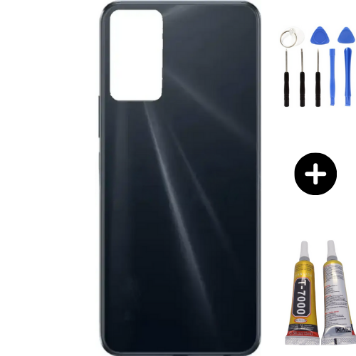 İnfinix Hot 12 Uyumlu Full Kasa Arka Kapak Siyah + Montaj Seti