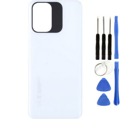 Xiaomi Poco Pocophone M5S Uyumlu Arka Pil Kapağı Beyaz + Tamir Seti