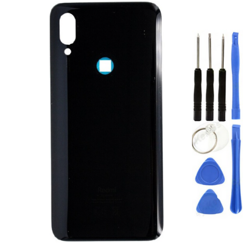 Redmi 7 Uyumlu Arka Pil Kapağı Siyah + Tamir Seti