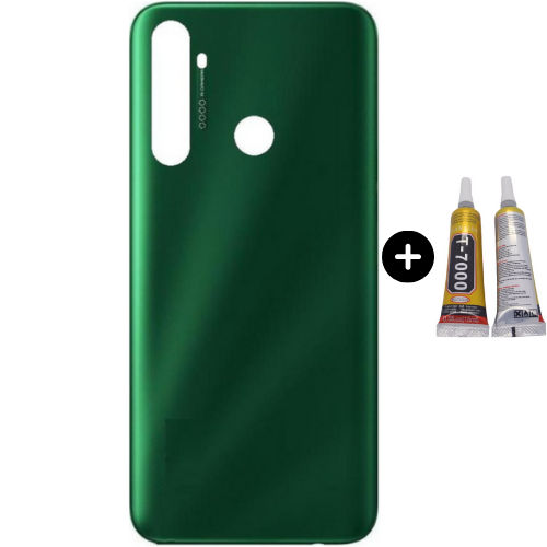 Realme C5İ Uyumlu Arka Pil Kapağı Yeşil + B7000