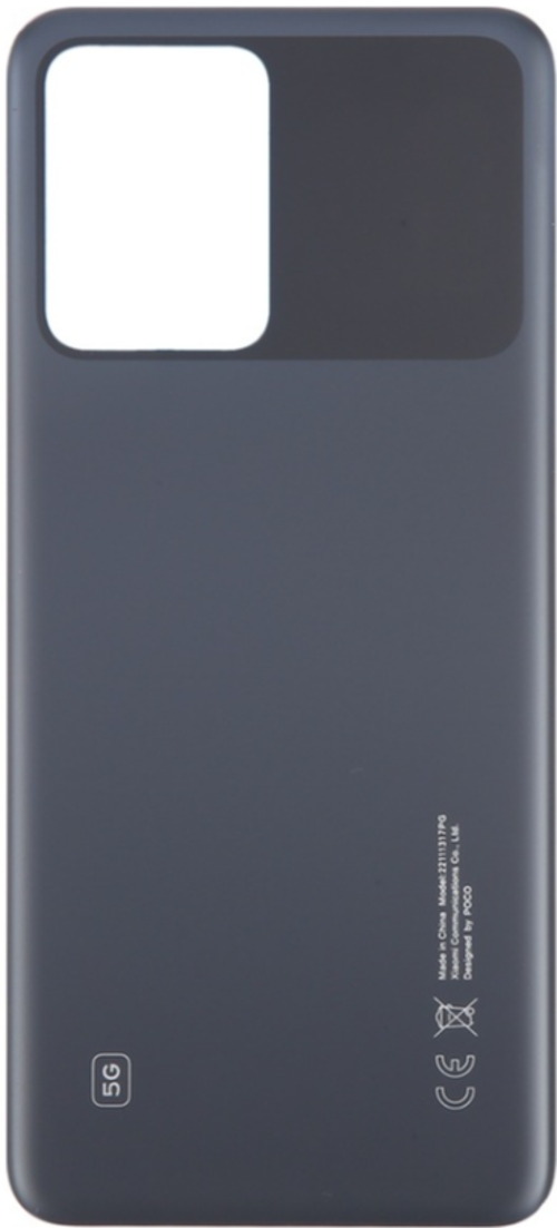 Xiaomi Poco Pocophone X5 Pro Uyumlu Arka Pil Kapağı Siyah