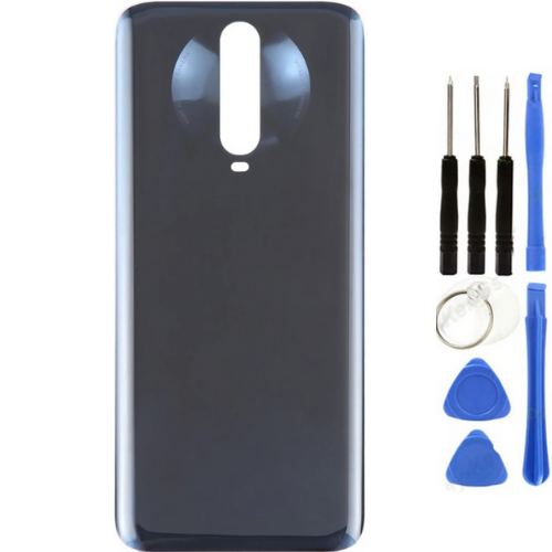 Redmi K30 Uyumlu Arka Pil Kapağı Siyah + Tamir Seti