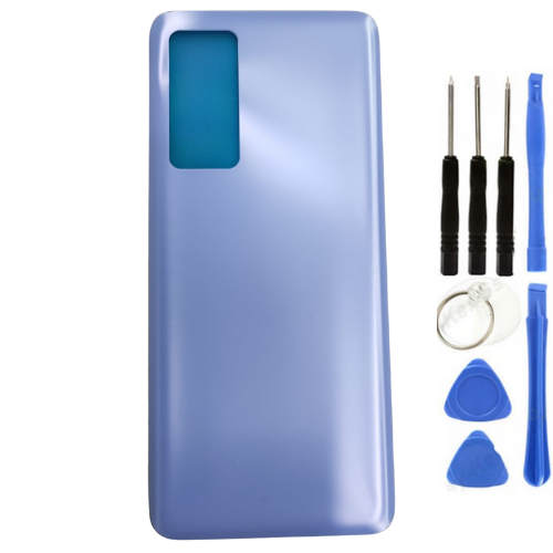 Xiaomi Mi 12 Uyumlu Arka Pil Kapağı Mavi + Tamir Seti