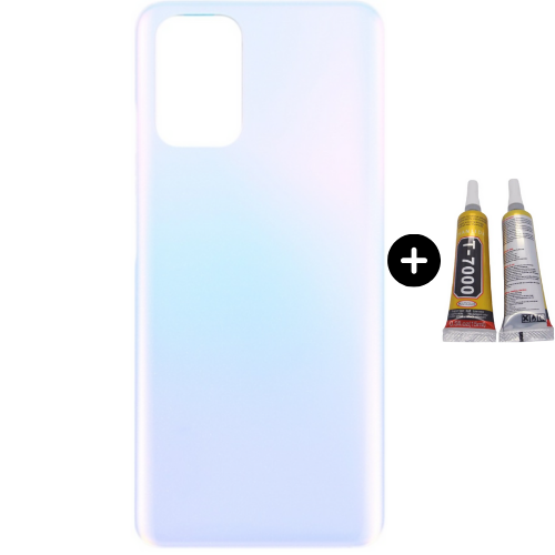 Redmi Note 10S Uyumlu Arka Pil Kapağı Beyaz + B7000