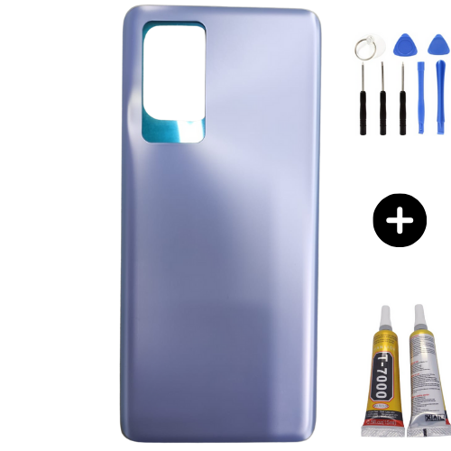 Xiaomi Mi 12 Pro 5G Uyumlu Arka Pil Kapağı Mor + Montaj Seti
