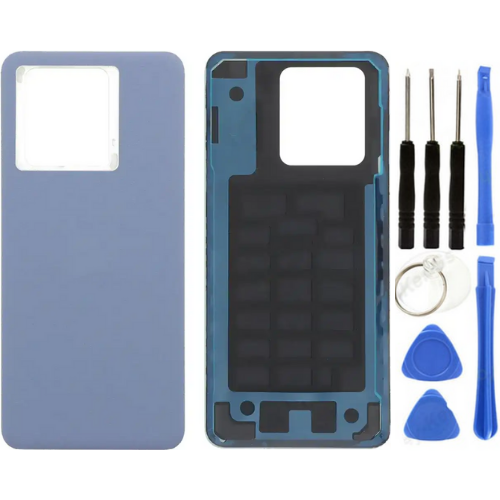 Xiaomi Mi 13T Pro Uyumlu Arka Pil Kapağı Mavi + Tamir Seti