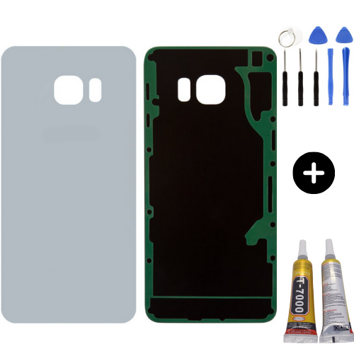 Samsung S7 SM-G930 Uyumlu Arka Pil Kapağı Gri + Montaj Seti