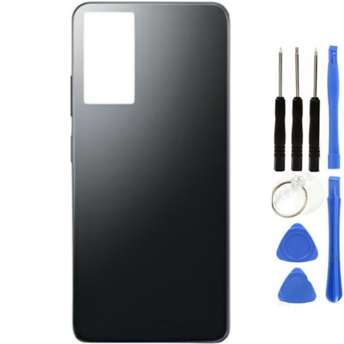 Redmi Note 12 Pro Uyumlu Arka Pil Kapağı Siyah + Tamir Seti