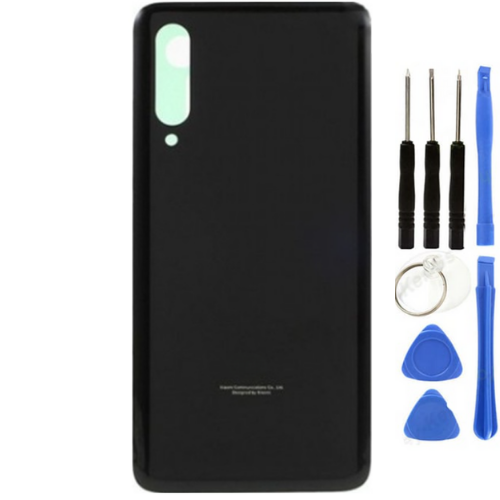 Xiaomi Mi 9 Uyumlu Arka Pil Kapağı Siyah + Tamir Seti