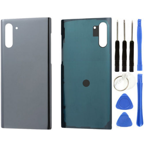 Samsung Galaxy Note 10 SM-N970 Uyumlu Arka Pil Kapağı Siyah + Tamir Seti