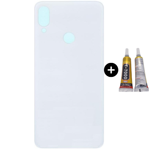 Redmi Note 7 Pro Uyumlu Arka Pil Kapağı Beyaz + B7000