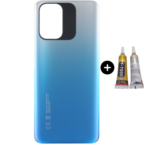 Xiaomi Poco Pocophone M5S Uyumlu Arka Pil Kapağı Yeşil + B7000