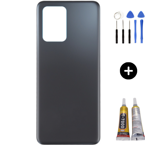 Xiaomi Poco Pocophone X4 GT Uyumlu Arka Pil Kapağı Siyah + Montaj Seti