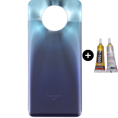 Xiaomi Mi 10T Lite 5G Uyumlu Arka Pil Kapağı Mavi + B7000