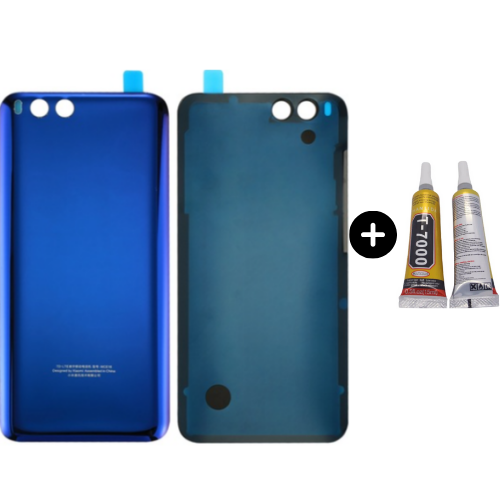 Xiaomi Mi 6 Uyumlu Arka Pil Kapağı Mavi + B7000