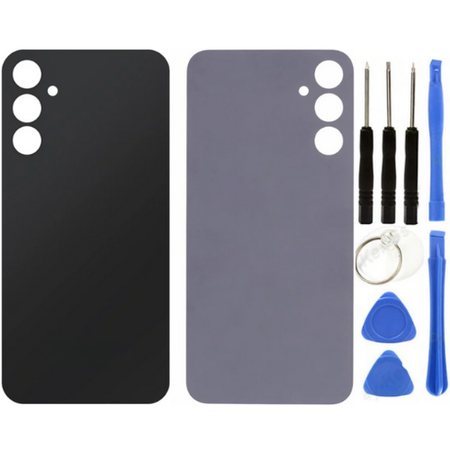 Samsung A24 SM-A245F Uyumlu Arka Pil Kapağı Siyah + Tamir Seti