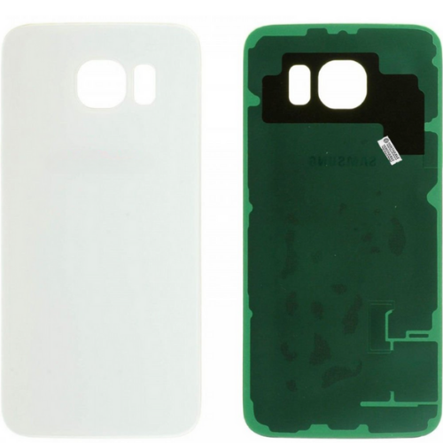 Samsung S6 SM-G920 Uyumlu Arka Pil Kapağı Beyaz