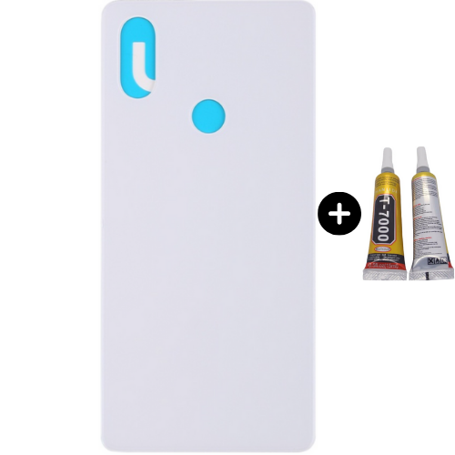 Xiaomi Mi 8 SE Uyumlu Arka Pil Kapağı Beyaz + B7000