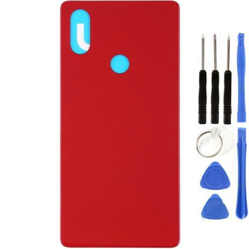 Xiaomi Mi 8 SE Uyumlu Arka Pil Kapağı Kırmızı + Tamir Seti