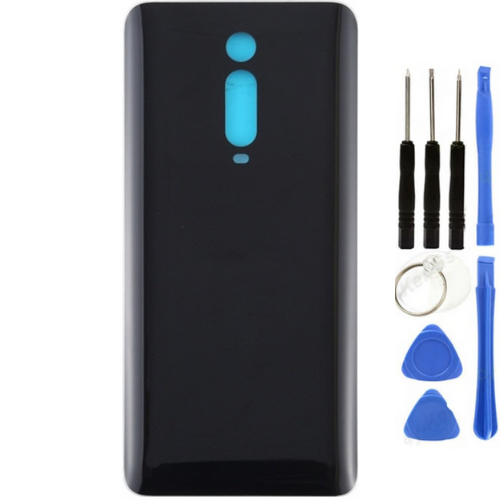 Xiaomi Mi 9T Uyumlu Arka Pil Kapağı Siyah + Tamir Seti