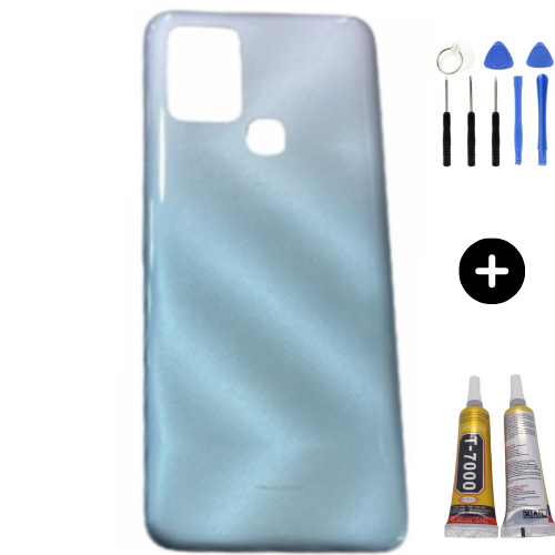 İnfinix Hot 10 Uyumlu Arka Kapak Beyaz + Montaj Seti