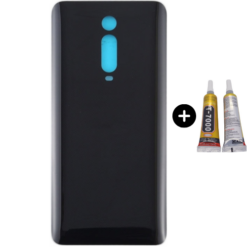 Xiaomi Mi 9T Uyumlu Arka Pil Kapağı Siyah + B7000