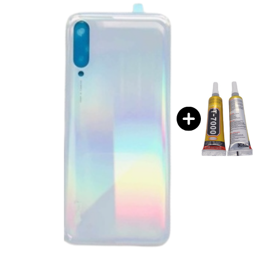 Xiaomi Mi A3 Uyumlu Arka Pil Kapağı Beyaz + B7000