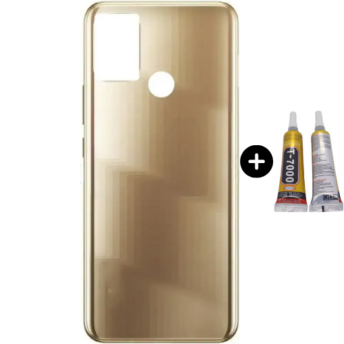 İnfinix Hot 11 Play Uyumlu Full Kasa Arka Kapak Gold + B7000