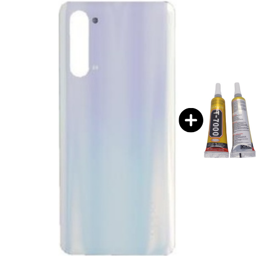 Oppo Reno 3 Uyumlu Arka Pil Kapağı Beyaz + B7000