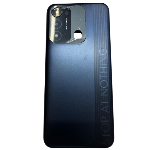 Tecno Spark 8C Uyumlu Arka Kasa Kapak (Yan Tuşlar Dahil) Siyah