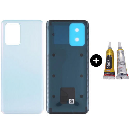 Xiaomi Poco Pocophone X3 GT Uyumlu Arka Pil Kapağı Beyaz + B7000